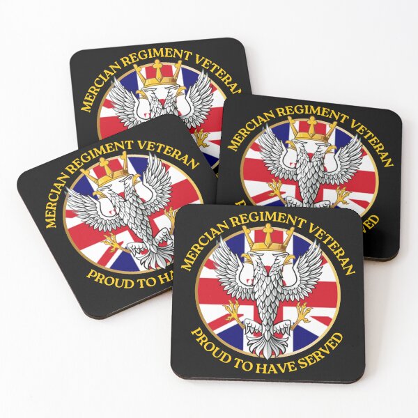 Item preview, Mercian Regiment Veteran Proud to have Served designed and sold by Bootneckstore.