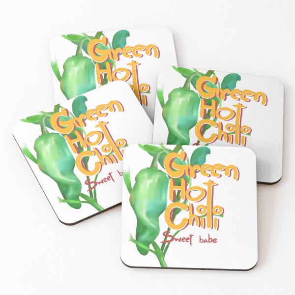 Item preview, Green hot chili  designed and sold by Art99ThaiShop.