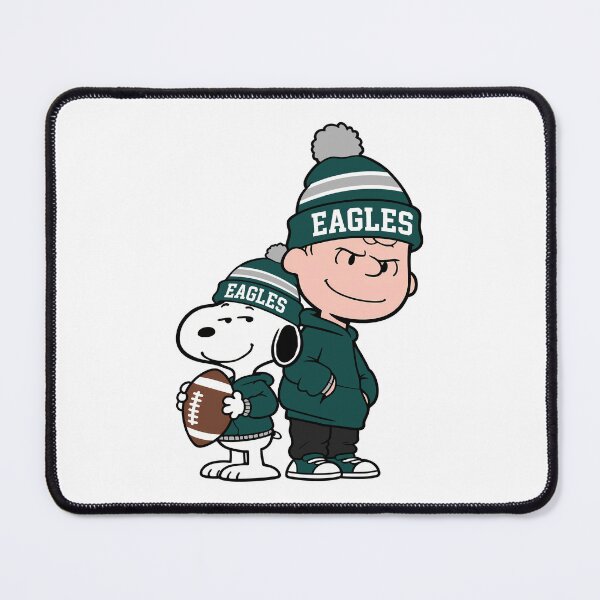 Item preview, Charlie Brown & Snoopy Philadelphia Eagles Football Retro F172 designed and sold by GLUVY-THEME.
