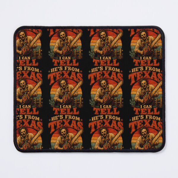 Item preview, Retro Hes From Texas I Can Tell Chainsaw Horror Halloween designed and sold by Strow--bary.