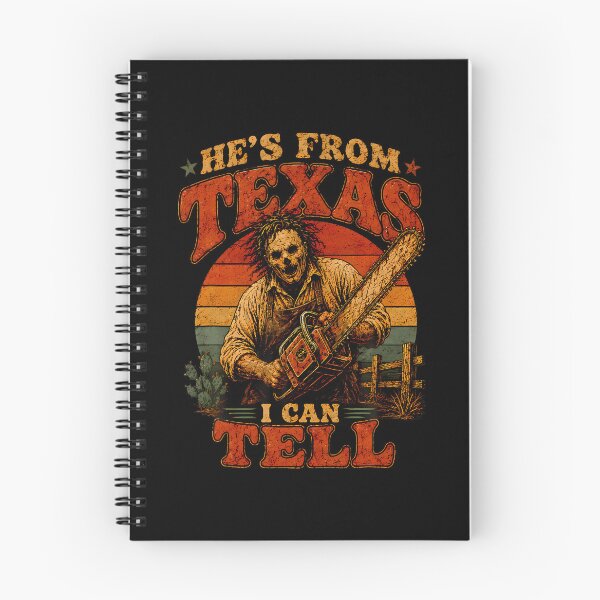 Item preview, Retro Hes From Texas I Can Tell Chainsaw Horror Halloween designed and sold by Strow--bary.