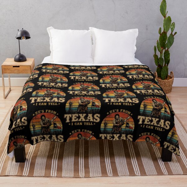 Item preview, He'S From Texas I Can Tell Lone Star Scary Horror Halloween designed and sold by Strow--bary.