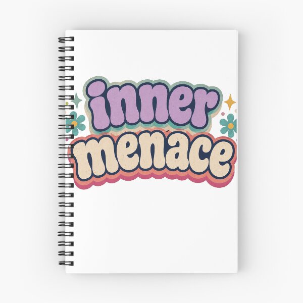 Item preview, Inner Peace Cute Retro Rainbow Typography designed and sold by SleepyLlamaClothes.