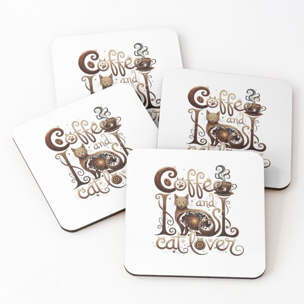 Item preview, COFFEE AND CAT LOVER designed and sold by SkrabinhoArt.