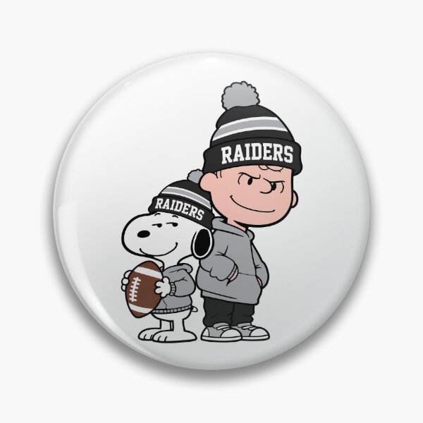 Item preview, Charlie Brown & Snoopy Las Vegas Raiders Football Retro F173 designed and sold by GLUVY-THEME.