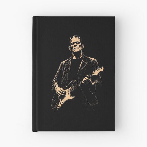 Item preview, Vintage Frankenstein Playing Guitar Halloween Frankenstein designed and sold by Strow--bary.