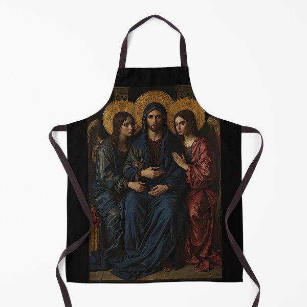 Item preview, Holy Trinity Angels Byzantine Gold Leaf Fine Art designed and sold by VintageManiac.