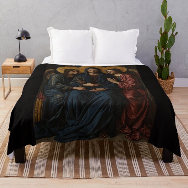 Item preview, Holy Trinity Angels Byzantine Gold Leaf Fine Art designed and sold by VintageManiac.