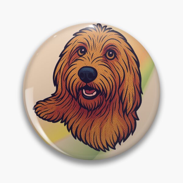 Item preview, Vintage Pop Art Goldendoodle Dog Retro Comic Portrait designed and sold by QuietLinesH.