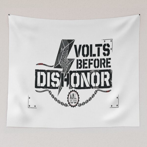 Item preview, Volts Before Dishonor Electrician Shirt – Funny Electrician Gift designed and sold by ArtsyElegance4U ⭐⭐⭐⭐⭐.