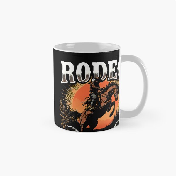 Item preview, Wild West Rodeo Cowboy Riding Bucking Bronco Western Theme Art designed and sold by AKIBAJARA.