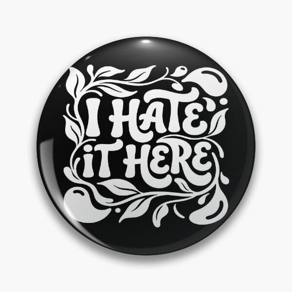 Item preview, I Hate It Here - Retro Lettering. designed and sold by EunsooLee.