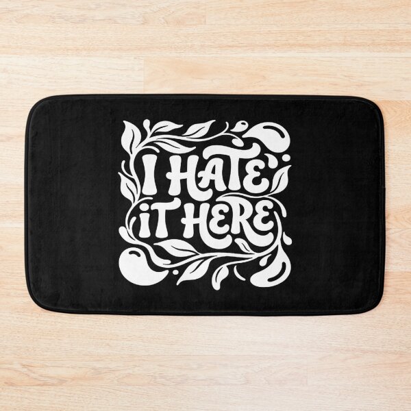 Item preview, I Hate It Here - Retro Lettering. designed and sold by EunsooLee.