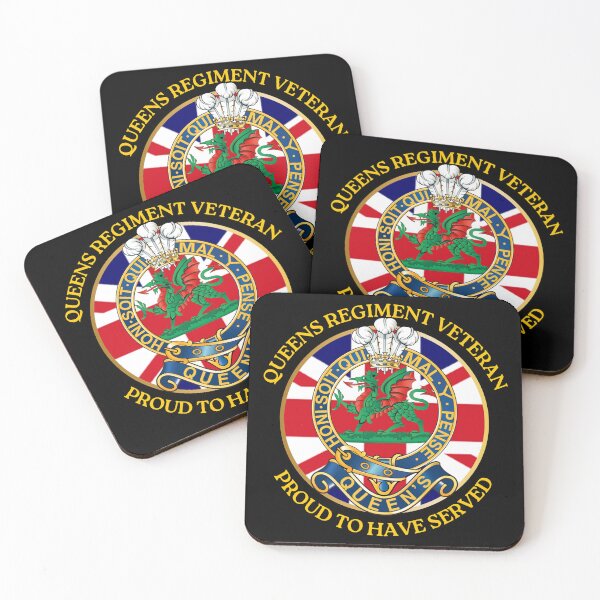 Item preview, Queens Regiment Veteran Proud to have Served designed and sold by Bootneckstore.