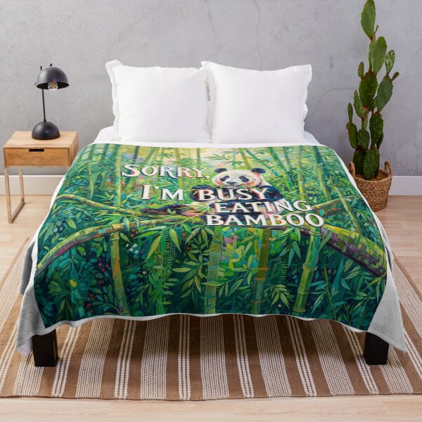 Item preview, Funny Cute Panda Bear Quote designed and sold by Home Decor Art.