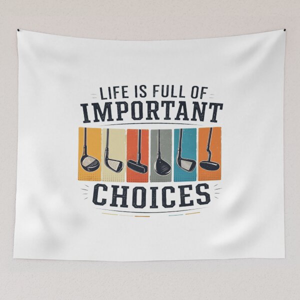 Item preview, Funny Golf Life Choices Retro Vintage designed and sold by jaquelynco.