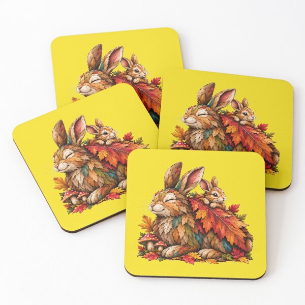 Item preview, Autumn Rabbit Family Woodland Leaves Nature Shirt designed and sold by Ania & Maxiu.