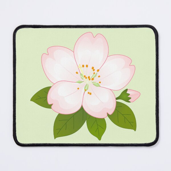 Item preview, Apple blossom, leaves, flower bud designed and sold by PoppyPurple.