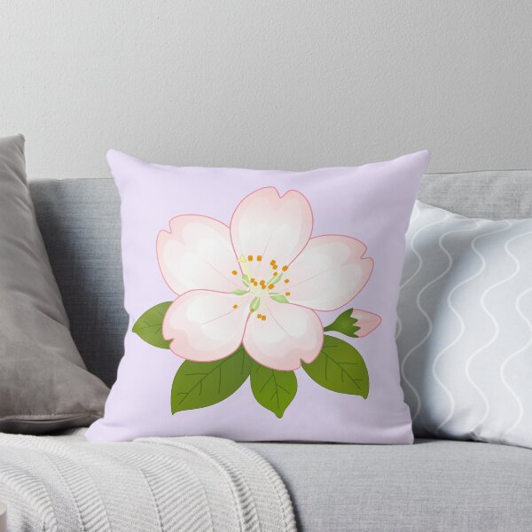 Item preview, Apple blossom, leaves, flower bud designed and sold by PoppyPurple.