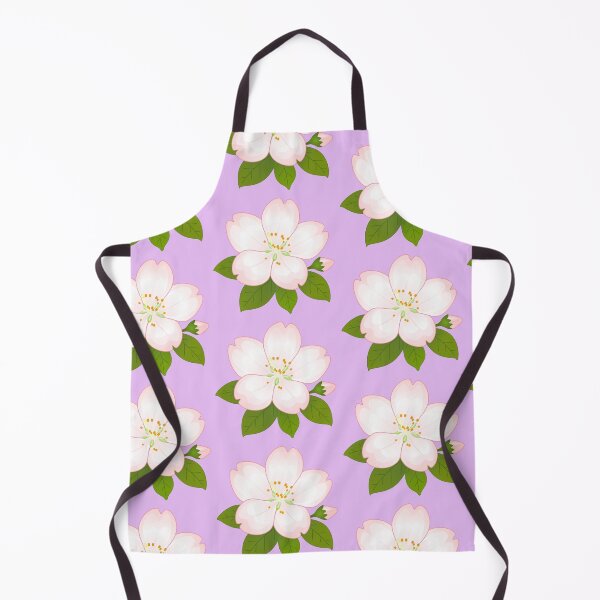 Item preview, Apple blossom, leaves, flower bud designed and sold by PoppyPurple.