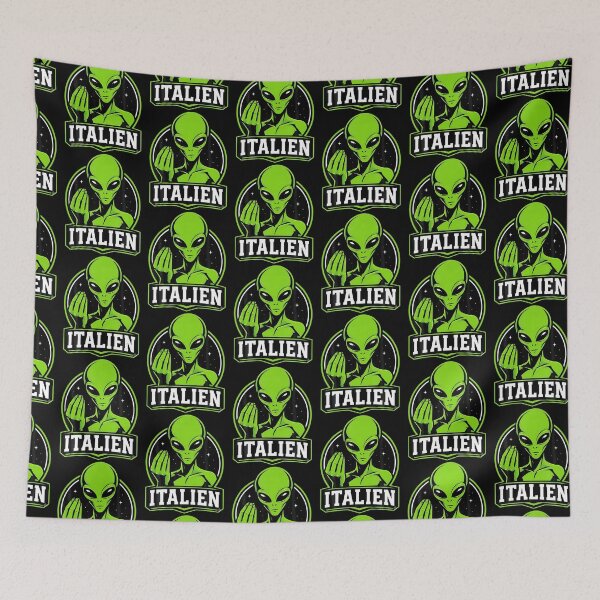 Item preview, Italien Alien Italian Hand Gesture Sci Fi designed and sold by Strow--bary.