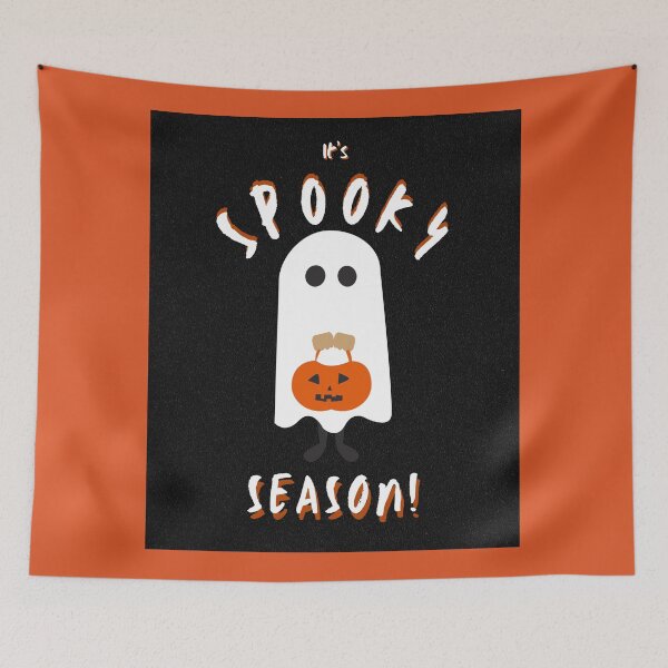Item preview, It's Spooky Season! Cute Ghost Trick or Treat designed and sold by MiaBellaGirl.