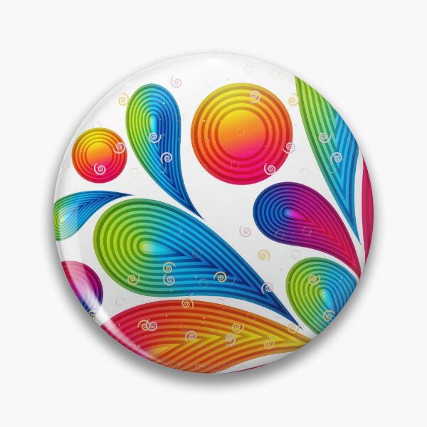 Item preview, Vibrant Rainbow Paisley Waves - Abstract Psychedelic Art designed and sold by RAJASWARSTORE.