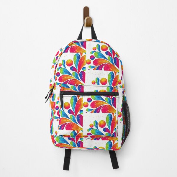 Item preview, Vibrant Rainbow Paisley Waves - Abstract Psychedelic Art designed and sold by RAJASWARSTORE.