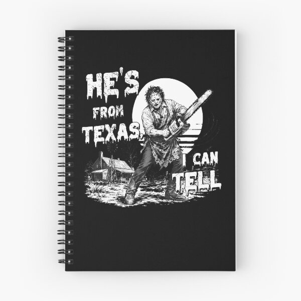 Item preview, Hes From Texas I Can Tell Chainsaw Horror Halloween Graphic designed and sold by Strow--bary.
