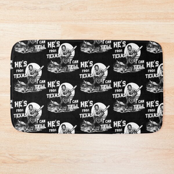 Item preview, Hes From Texas I Can Tell Chainsaw Horror Halloween Graphic designed and sold by Strow--bary.