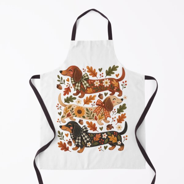 Item preview, Festive Christmas Dachshund Trio designed and sold by Solatee.