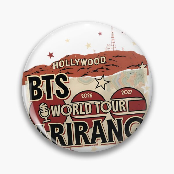 Item preview, Hollywood BTS World Tour Arirang Inspired Music Fan Design designed and sold by art 4LIFE.
