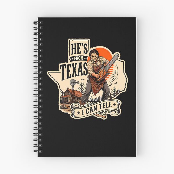 Item preview, Hes From Texas I Can Tell Chainsaw Horror Halloween designed and sold by Strow--bary.