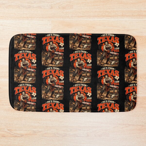 Item preview, Hes From Texas I Can Tell Chainsaw Horror Halloween designed and sold by Strow--bary.