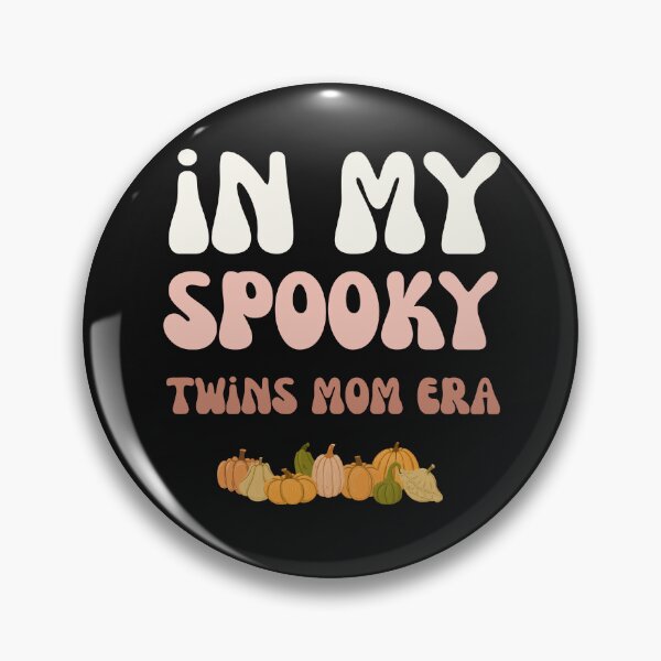 Item preview, Retro In My Spooky Twins Mom Era Double Halloween Pumpkins designed and sold by mumchaosdesigns.