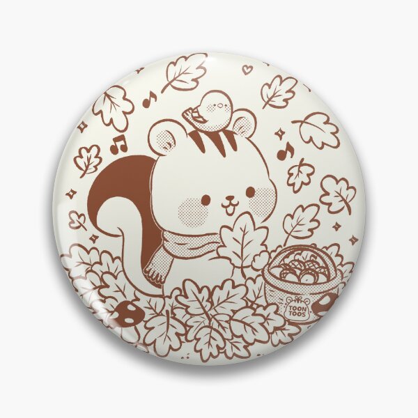 Item preview, Cute Squirrel Autumn Vibes | Cozy Fall Leaves Kawaii Illustration designed and sold by ToonToos.