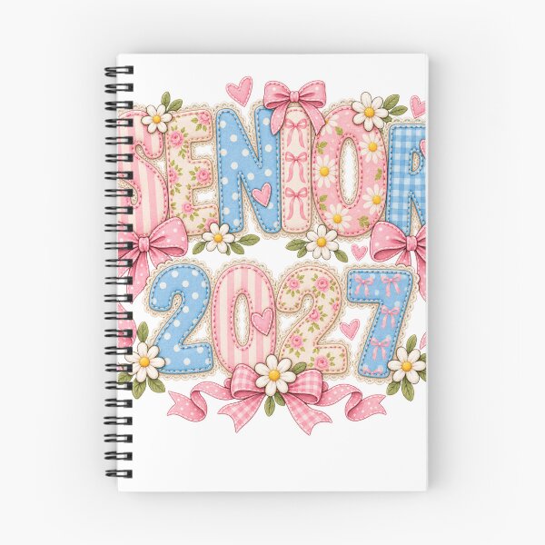 Item preview, Floral Bow Senior Class 2027 designed and sold by Solatee.