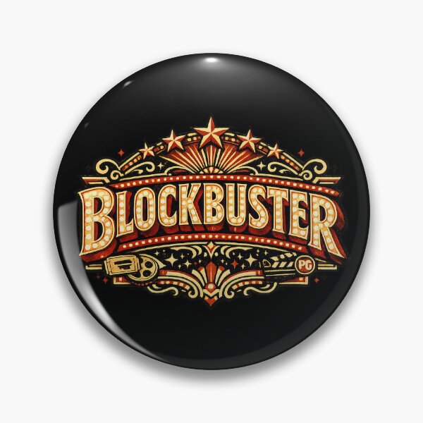 Item preview, Blockbuster Vintage Movie Marquee Retro Cinema Design designed and sold by Artycom.