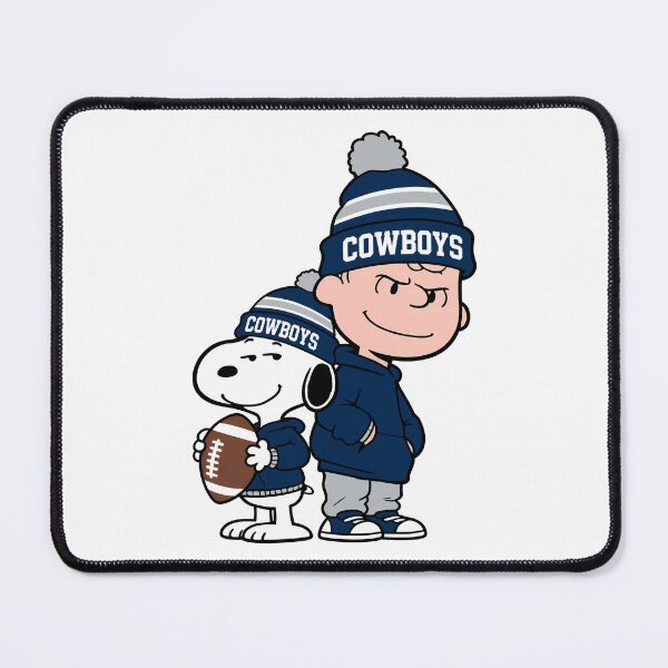 Item preview, Charlie Brown & Snoopy Dallas Cowboys Football Retro F175 designed and sold by GLUVY-THEME.