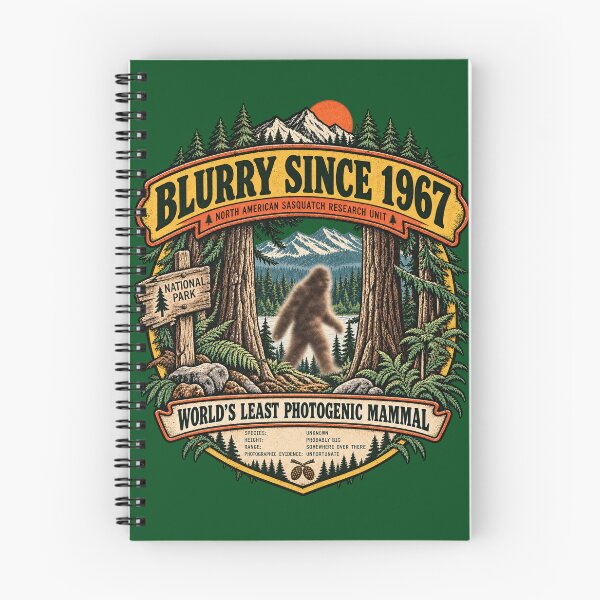 Item preview,  Blurry Since 1967 – Vintage Bigfoot Sasquatch National Park designed and sold by Cohaagens Bazaar.