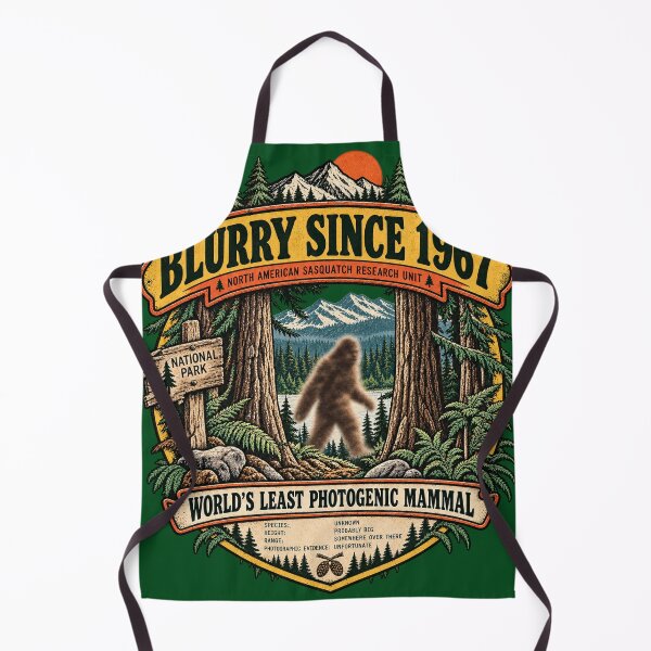 Item preview,  Blurry Since 1967 – Vintage Bigfoot Sasquatch National Park designed and sold by Cohaagens Bazaar.