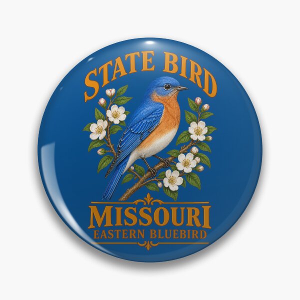 Item preview, MO Vintage Emblem Eastern-Bluebird Pride designed and sold by taiche.