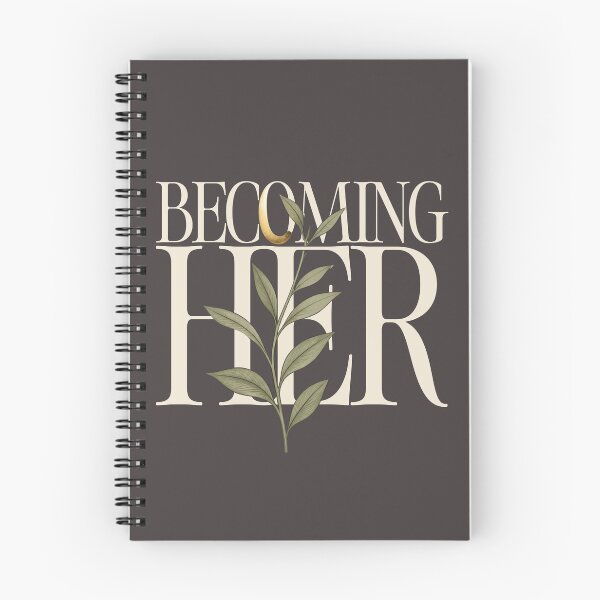 Item preview, Becoming Her – Feminine Empowerment Affirmation Design designed and sold by CosmicQuietStudio.