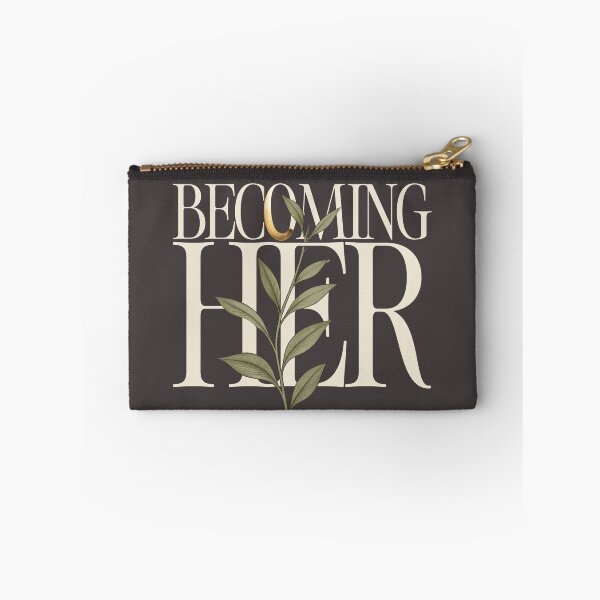 Item preview, Becoming Her – Feminine Empowerment Affirmation Design designed and sold by CosmicQuietStudio.