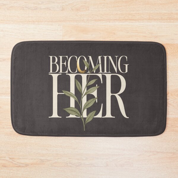 Item preview, Becoming Her – Feminine Empowerment Affirmation Design designed and sold by CosmicQuietStudio.