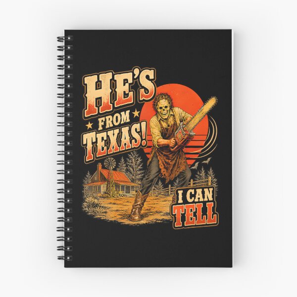 Item preview, He'S From Texas I Can Tell Chainsaw Horror Halloween designed and sold by Strow--bary.