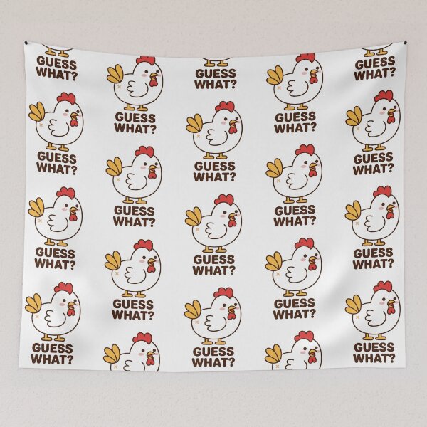 Item preview, Guess What Chicken Butt Funny Backyard Chicken Farmer Kawaii Hen Pun Quote designed and sold by raedattia.