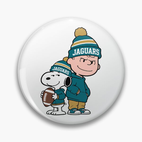 Item preview, Charlie Brown & Snoopy Jacksonville Jaguars Football Retro F176 designed and sold by GLUVY-THEME.