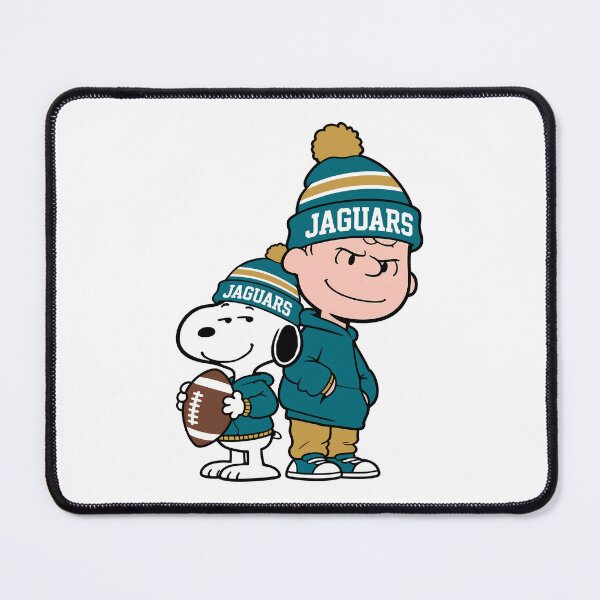 Item preview, Charlie Brown & Snoopy Jacksonville Jaguars Football Retro F176 designed and sold by GLUVY-THEME.