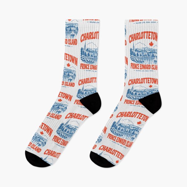Item preview, Charlottetown PEI Retro City designed and sold by HowToCanadian.